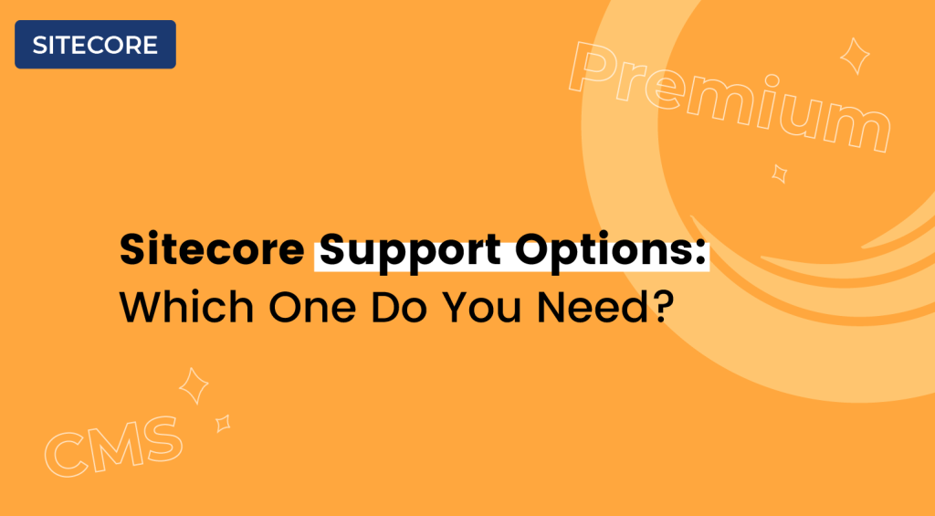 Sitecore Support Options Which One Do You Need