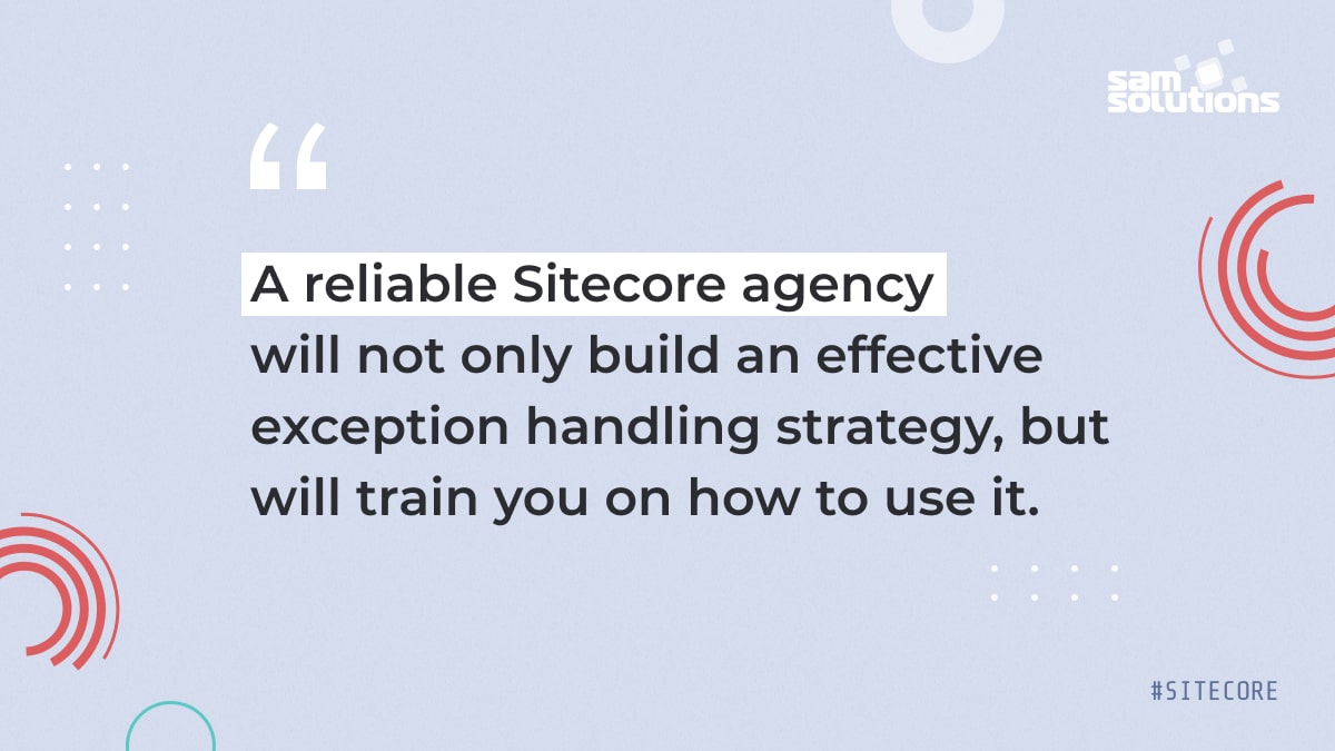 building an effective exception handling strategy for Sitecore