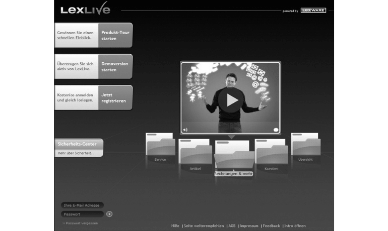 Lexlive screenshot